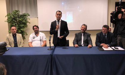 Ministro Di Maio a Rivarolo per incontrare gli imprenditori (VIDEO)