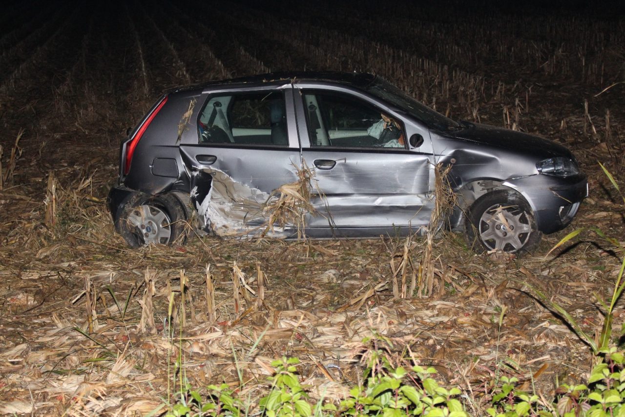 Ancora un incidente in frazione Spineto: auto si ribalta sulla Provinciale 58
