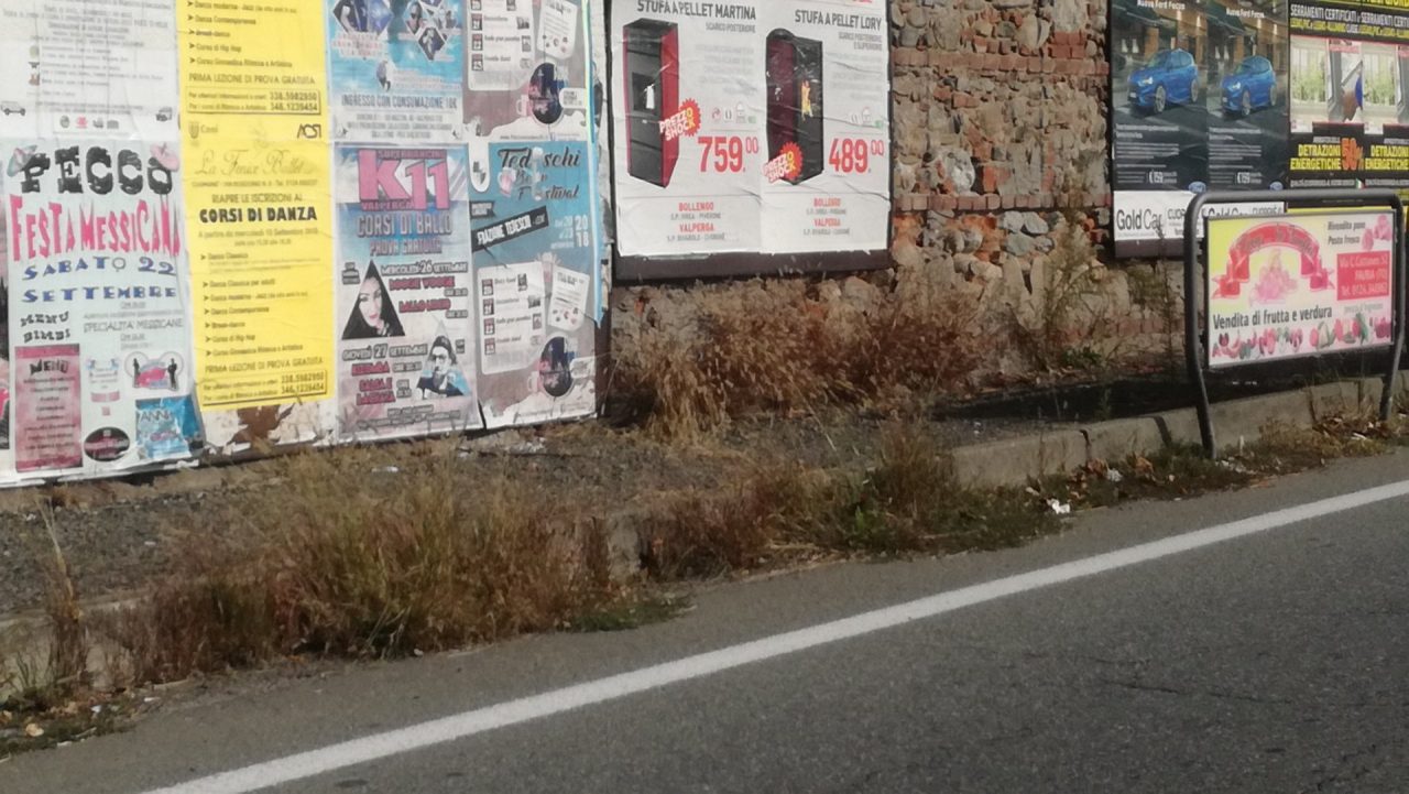 Decoro aree pubbliche a Favria, la “guerra delle erbacce” arriva in Consiglio