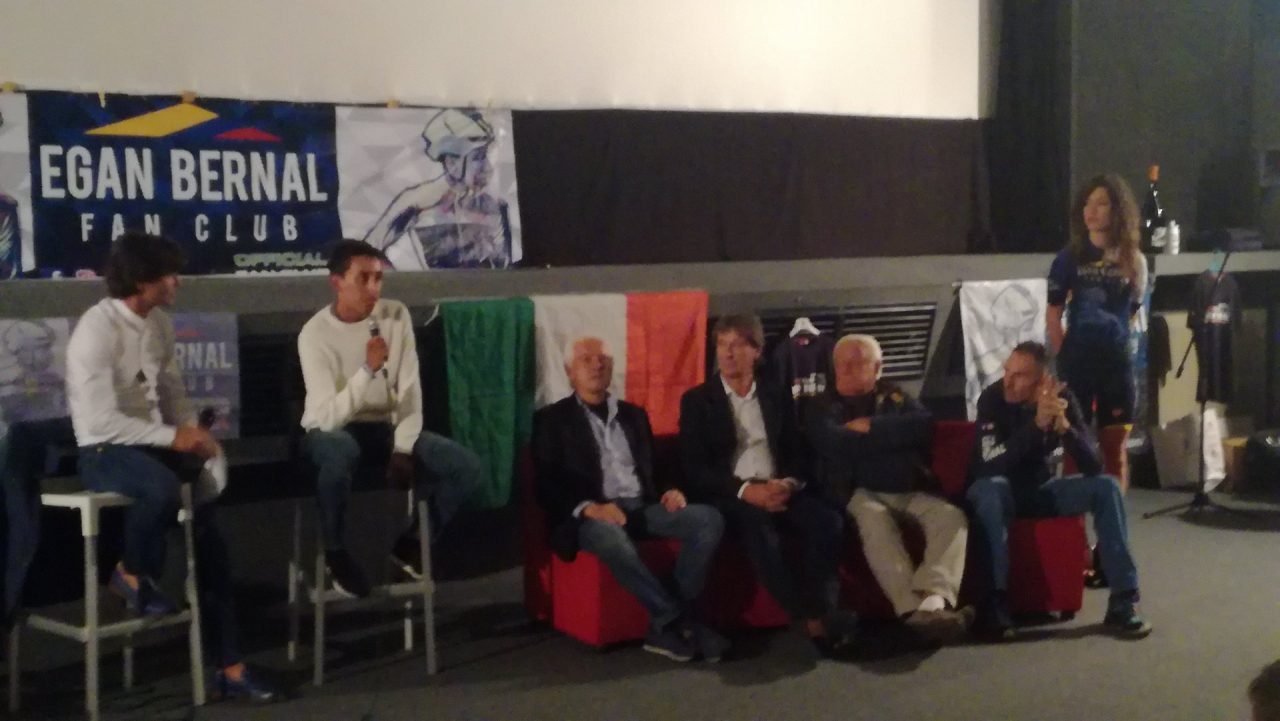 Egan Bernal protagonista di una serata dedicata al ciclismo
