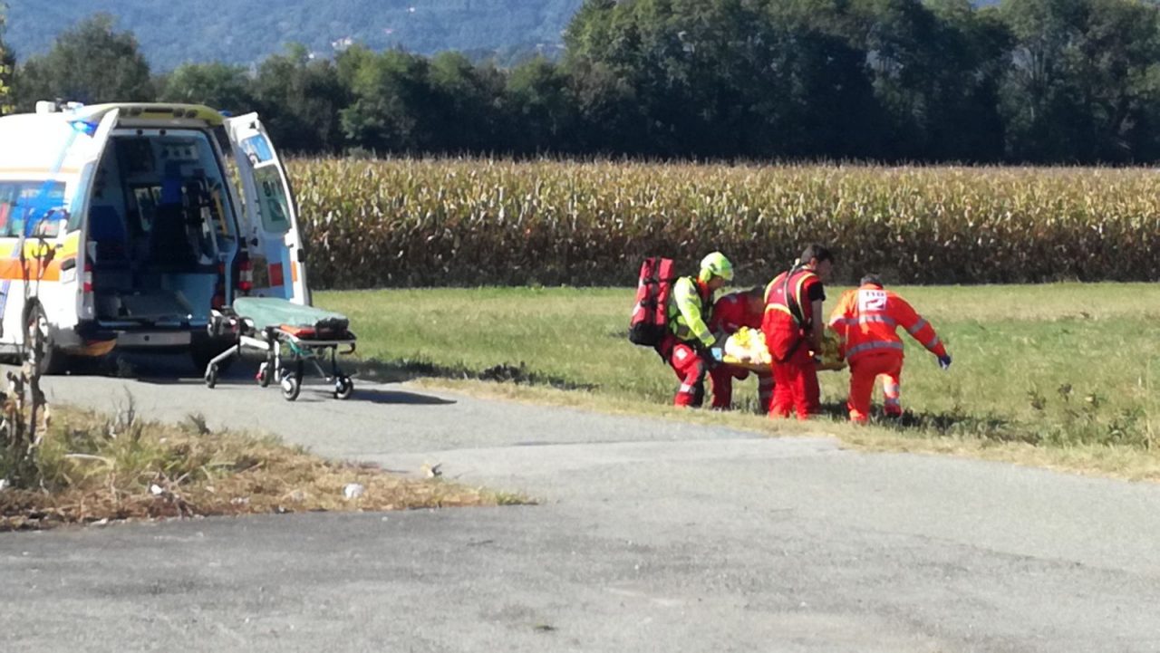Incidente sul lavoro a Busano, due feriti gravi