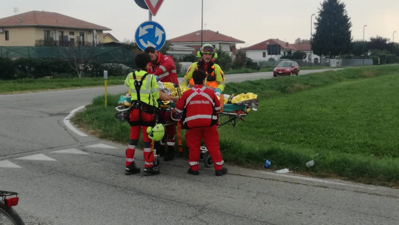 Incidente a Rivarolo, ferito un ciclista