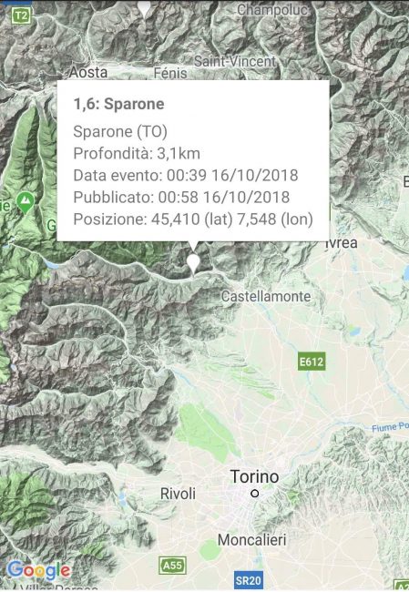 Terremoto a Sparone, la terra trema di nuovo in Canavese