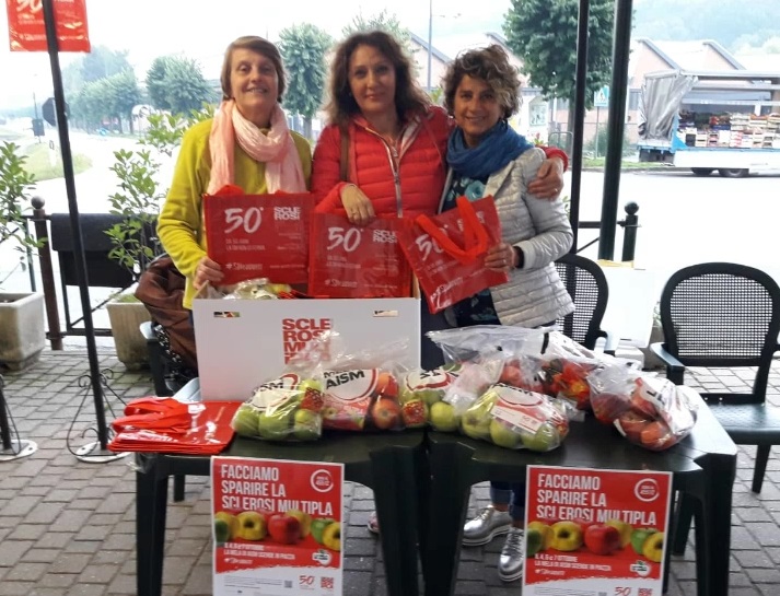 La Mela di Aism: lombardoresi in piazza per far “sparire” la sclerosi multipla