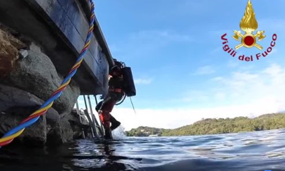 Esercitazione vigili del fuoco al lago Sirio | VIDEO