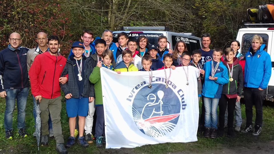Ivrea Canoa Club in evidenza nelle gare nazionali di slalom nel cuneese
