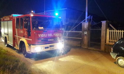 Pali pericolanti a Castellamonte sul posto i Vigili del fuoco