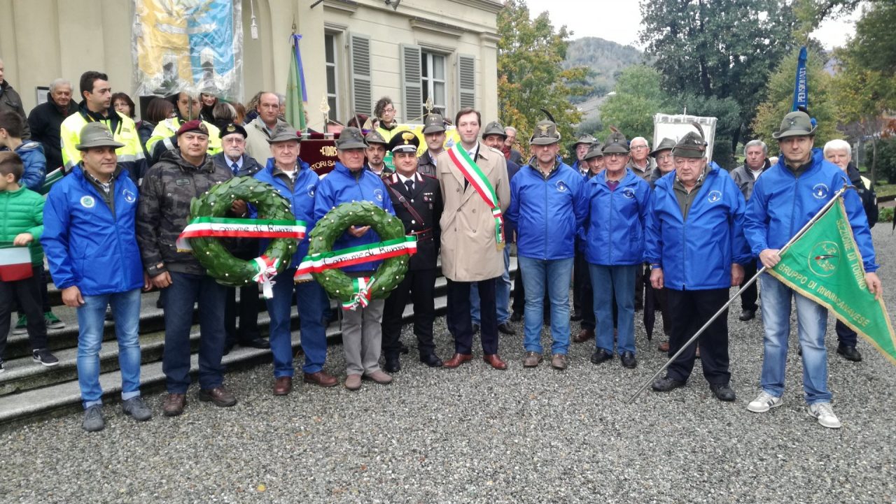 Alpini di Rivara protagonisti nella giornata dedicata all’Unità d’Italia e delle Forze Armate