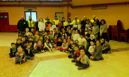 Lezione di sicurezza ed ecologia alla primaria di Ozegna