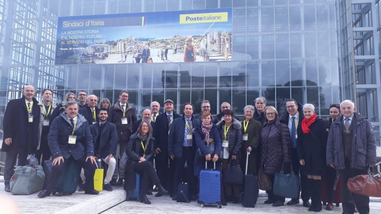 Sindaci del Canavese a Roma per l’incontro con Poste Italiane