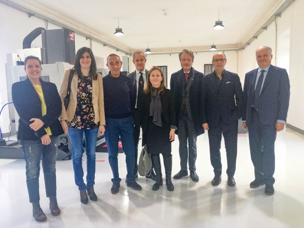 Chiara Appendino in visita al Ciac di Ivrea