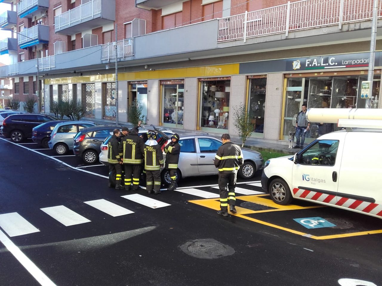 Fuga di gas a Ciriè, allarme rientrato in pochi minuti
