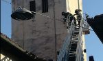 Intonaco pericolante al campanile di Oglianico | FOTO e VIDEO
