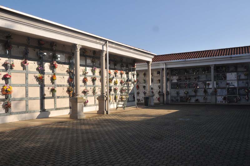 Cimitero di Borgaro, lavori in corso