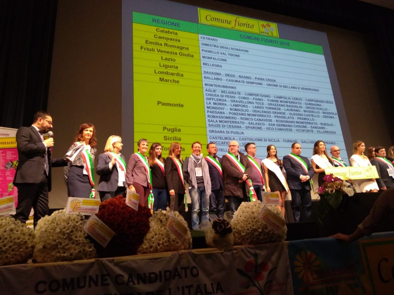 Tre Comuni della Val Ceronda premiati dall’associazione Asproflor