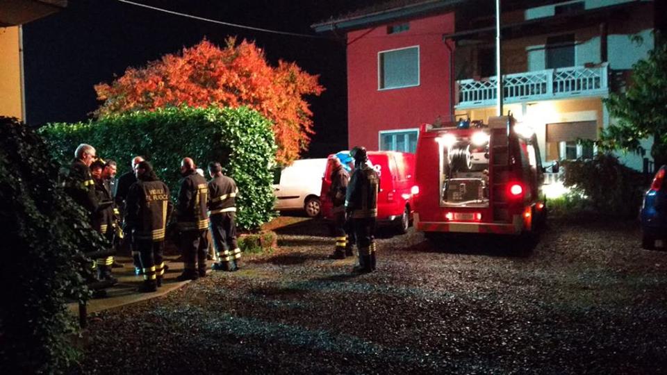 Mathi, fuga di gas