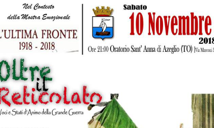 "Effetti collaterali:  le conferenze in trincea", sesto appuntamento questa sera ad Azeglio