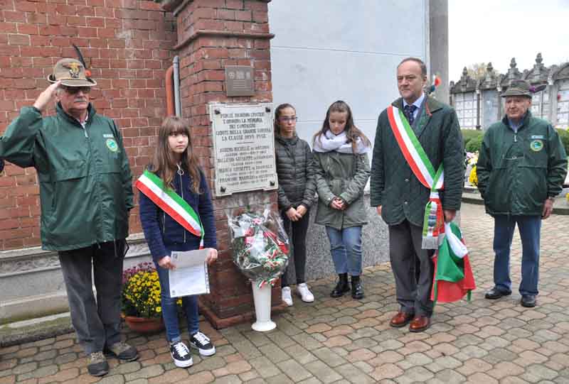Caduti della Grande Guerra, inaugurata la lapide restaurata a San Francesco