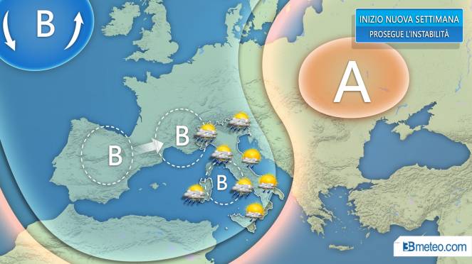 Meteo Piemonte: piogge frequenti e clima mite