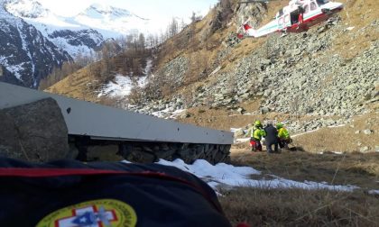 Val Soana: escursionista salvato dal Soccorso Alpino e Speleologico Piemontese