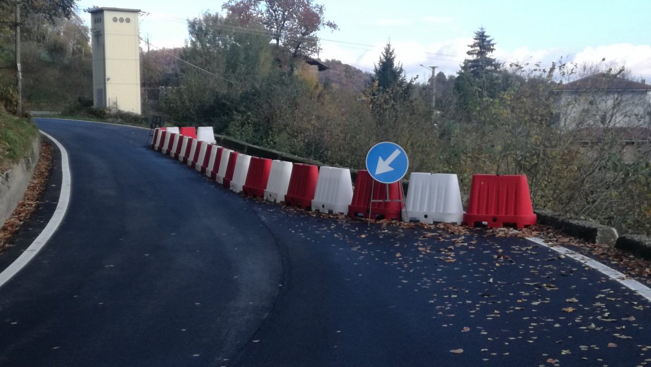 Frana a Prascorsano: i lavori sono quasi completati