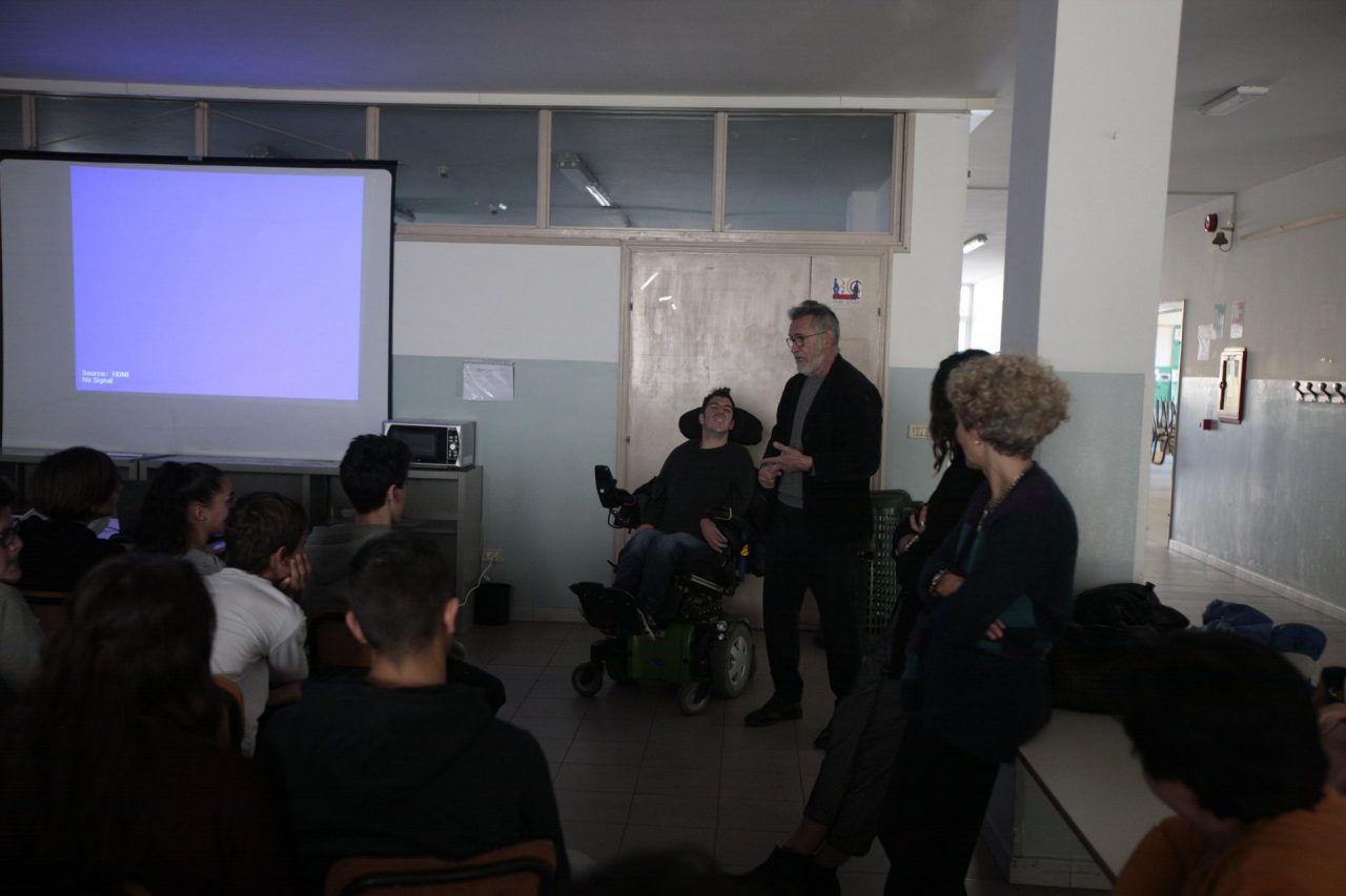 Mattia Luparia ospite delle scuole di Favria