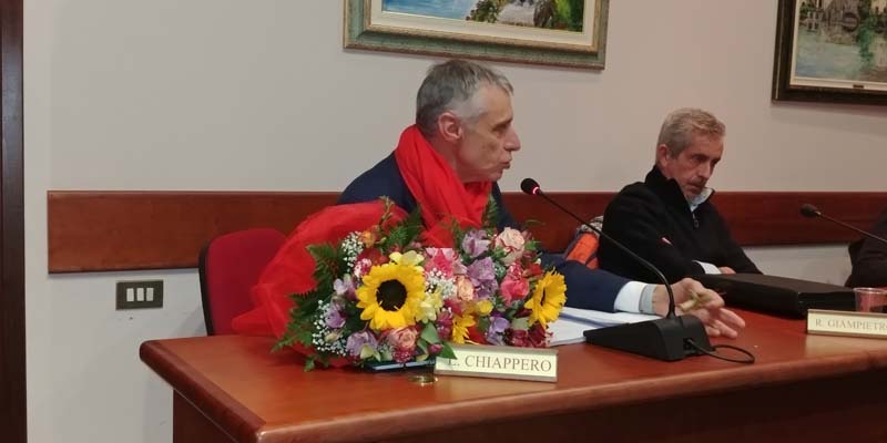 Omaggi floreali del consigliere-avvocato Chiappero