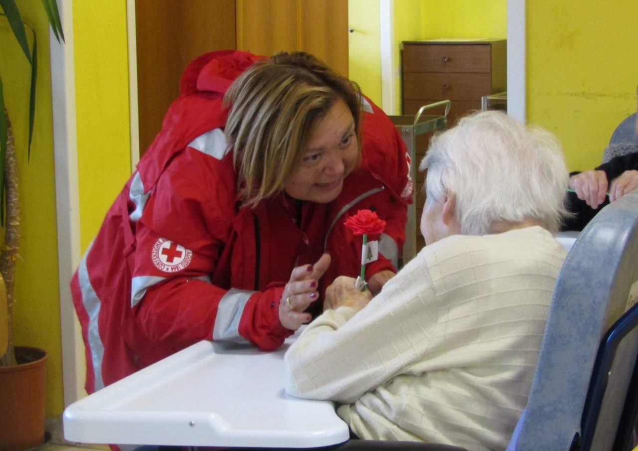 La Croce Rossa di San Giorgio incontra gli ospiti della locale Casa di Riposo