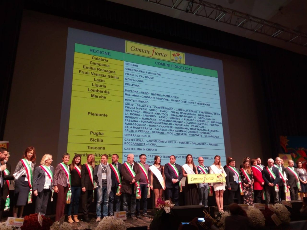 Comuni Fioriti 2018 tra i protagonisti anche Ronco