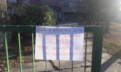 Caldaia in blocco e scuola Media Cena di Cuorgnè chiusa