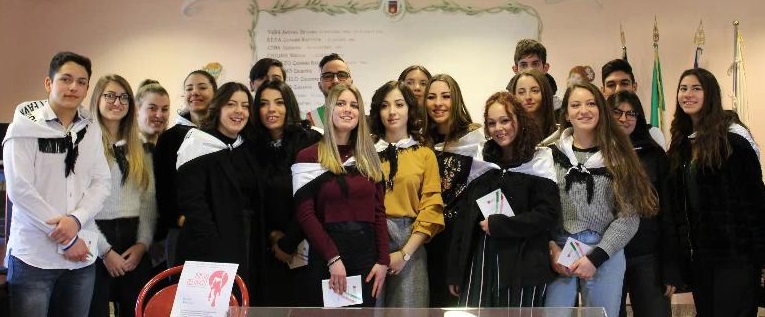 Coscritti del Canavese premiati in Comune a Favria