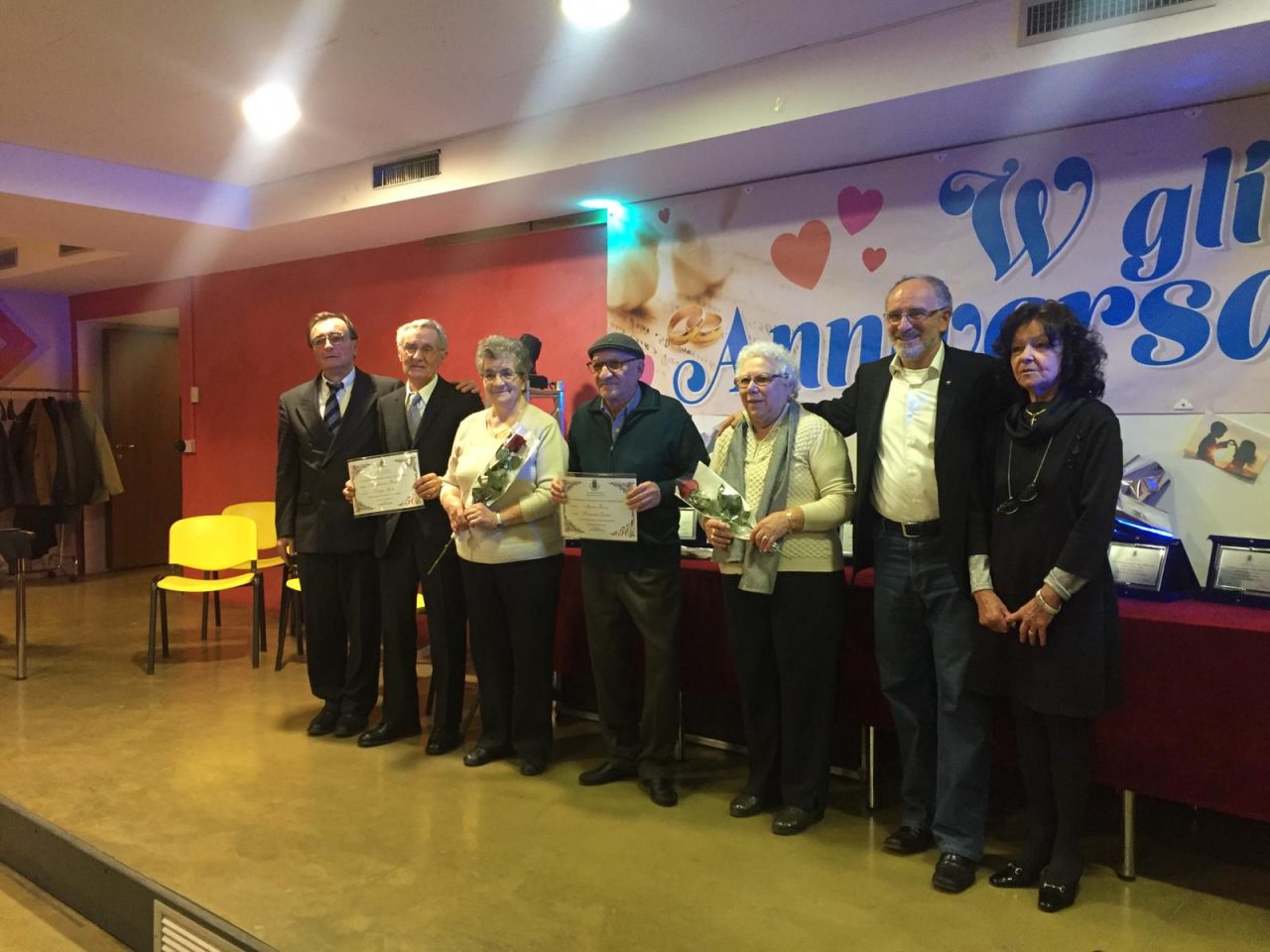 Anniversari di matrimonio a Locana: la festa è riuscita a pieno