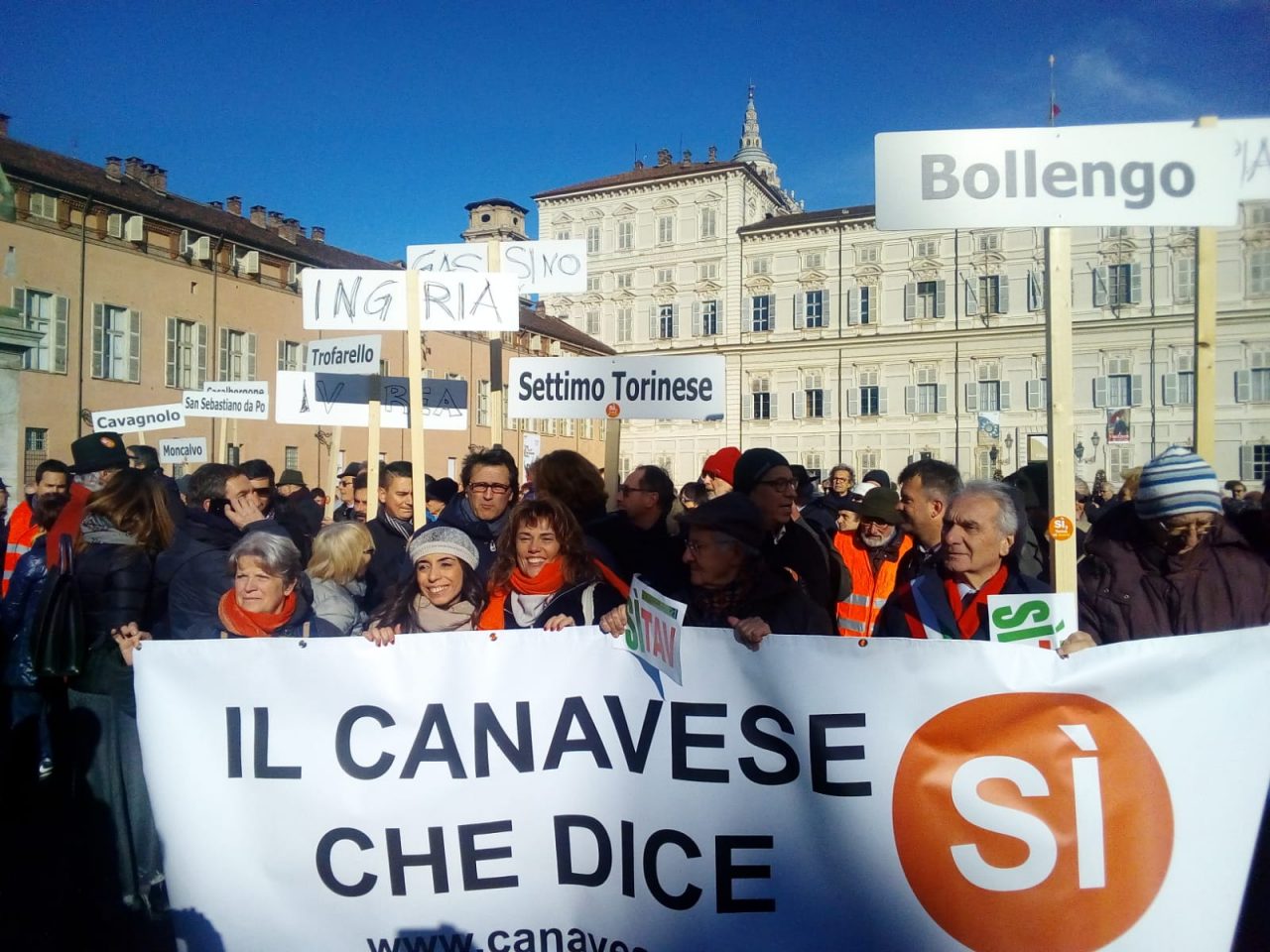 Sì Tav in tanti dal Canavese sabato a Torino