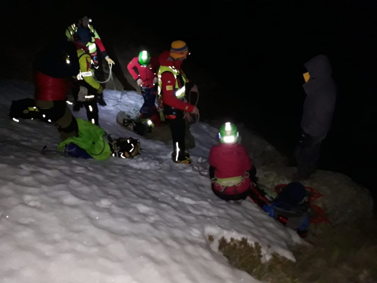 Tratti in salvo gli escursionisti rimasti bloccati questa notte nel Vallone di Ribordone