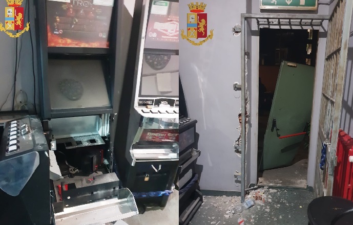 Spaccata al bar bottino da 1300 euro