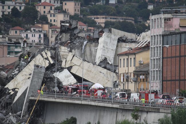 Demolizione del Ponte Morandi, c’è anche una società torinese