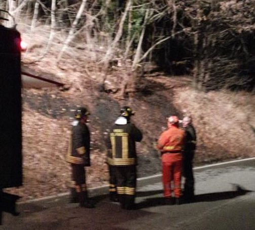 Balangero, fiamme nel bosco