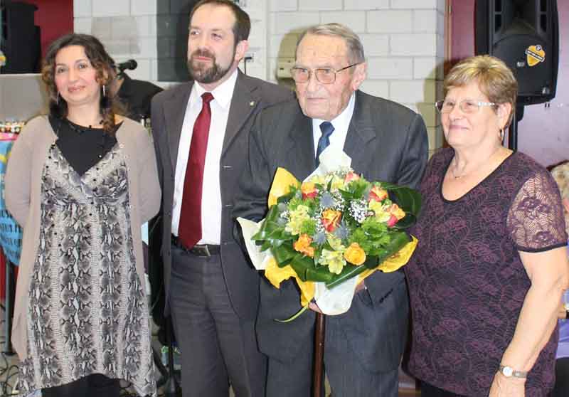 Il cav. Giacomo Carlo Guglielmetti festeggiato dai casellesi