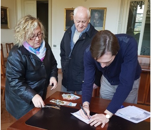 Tre computer portatili per la scuola di Rivara