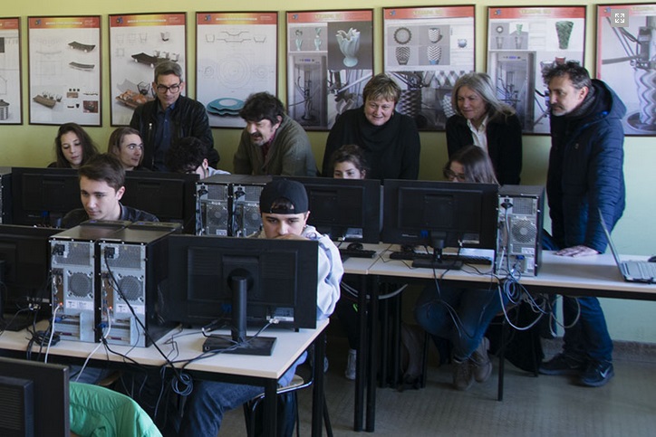 Alternanza scuola lavoro: Gli studenti del Faccio a Villa Nizzia a Favria