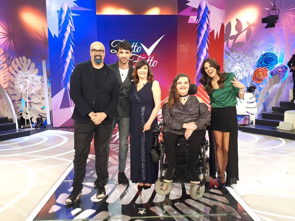 La truccatrice Sarah Camerlo ospite su Rai2 a “Detto Fatto”