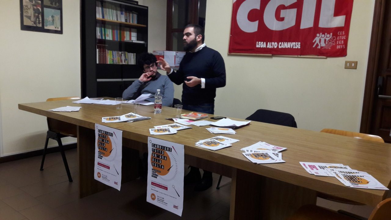 Grimaldi (LeU) a Cuorgnè: “Più liberi e meno disoccupati”