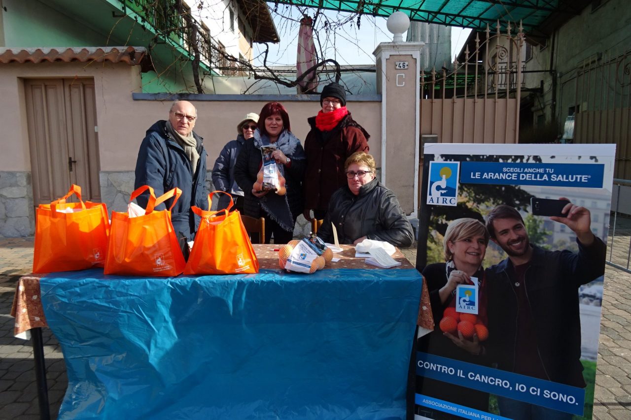 Arance della salute Airc: distribuite a San Giusto150 reticelle