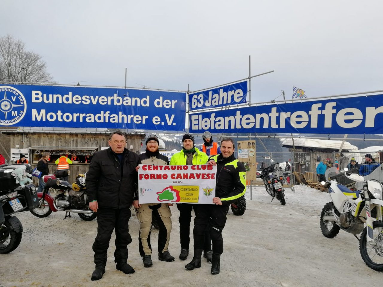 Elefantentreffen: 4 canavesani hanno partecipato al mitico raduno