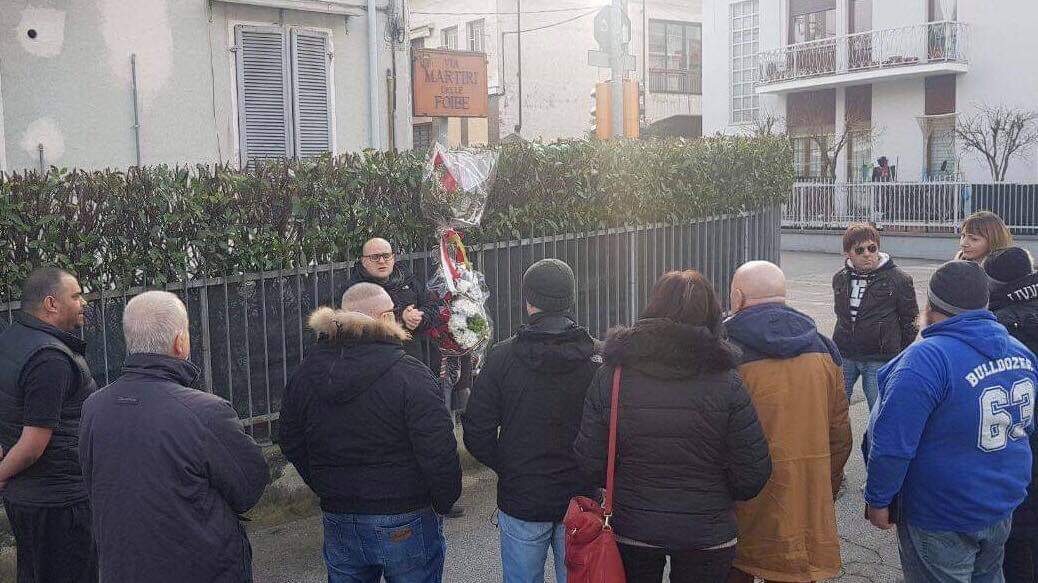 Castellamonte: CasaPound Italia e Canavese ricorda i Martiri delle Foibe
