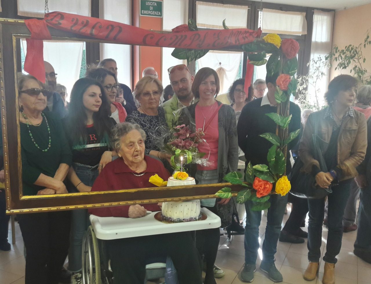 Casa di riposo Umberto I in festa per i 106 anni di nonna Antonia