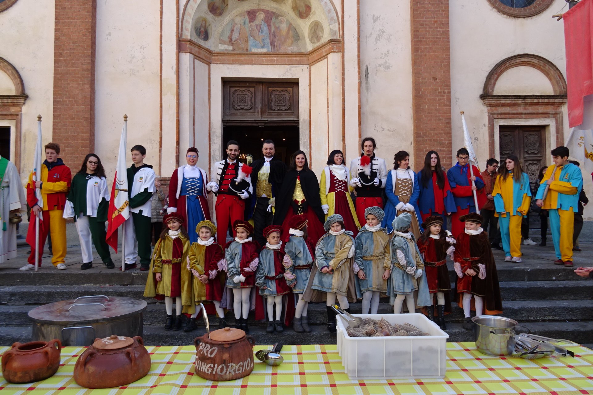 Carnevale San Giorgio 2019, sul sagrato