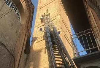 Messa in sicurezza i cornicioni della chiesa parrocchiale e del campanile