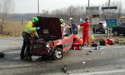 Incidente a San Giorgio, tre auto coinvolte | FOTO