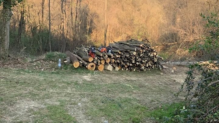 Ponte Preti: anche il lato di Baldissero ripulito dai volontari